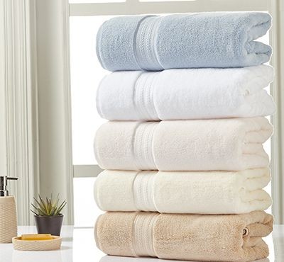 Trident Finesse Ultra Soft, Extra Large, 4 Piece Bath Towels, Super Soft,  Extra Absorbent, 625 GSM, White 